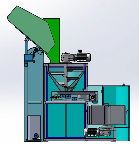 KER-THS160L 自動上料混合縮分機